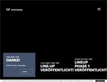 Tablet Screenshot of cosmopop.biz